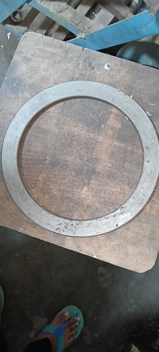 Forged ring component after CNC turning