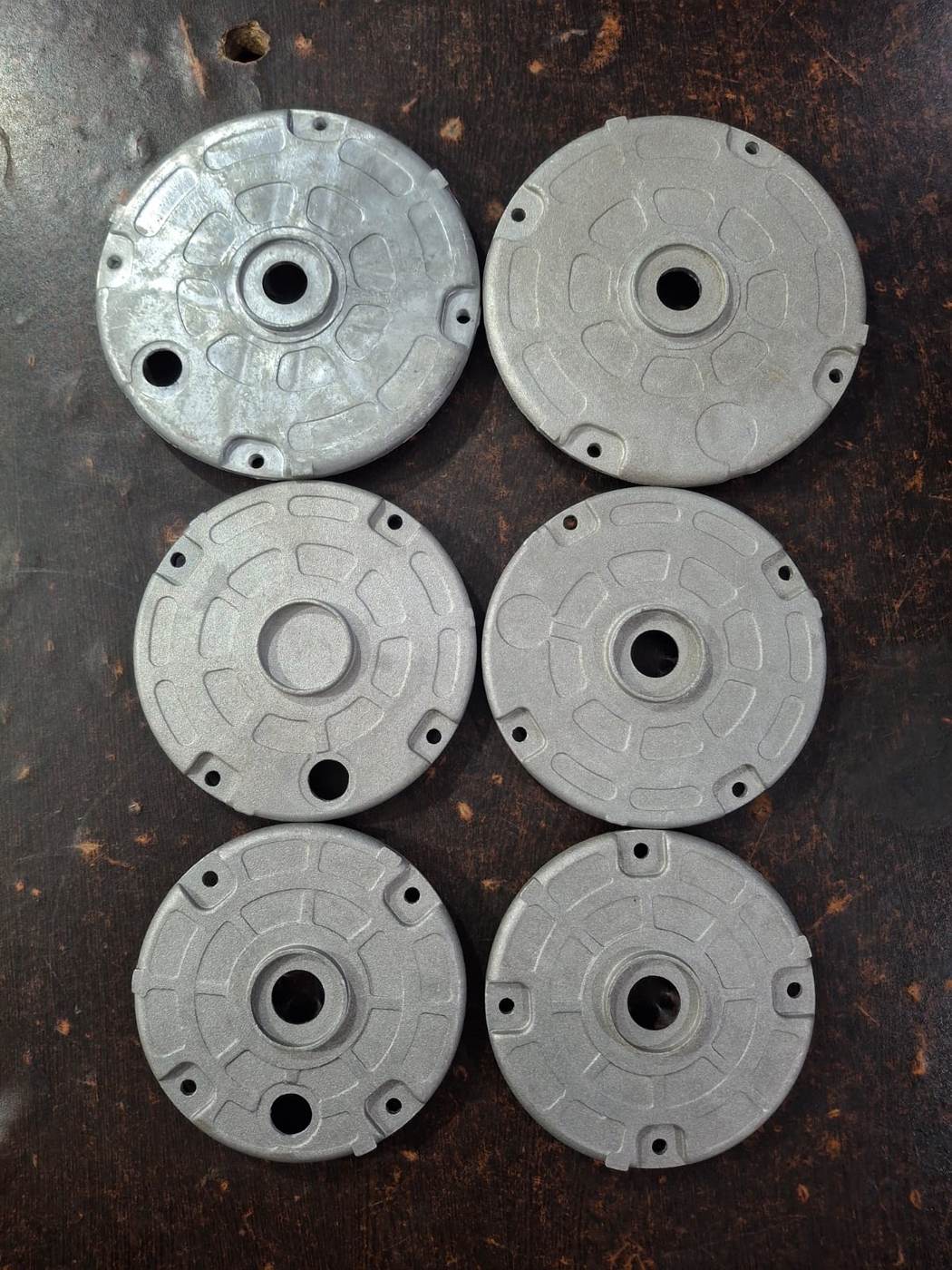 End shield for cooler motor, die-cast aluminium