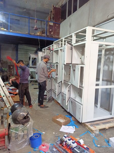 Control panel fabrication under way at the FutureTech Electricals workshop, Faridabad