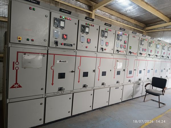 HT 11kV VCB panel lineup supplied and commissioned
